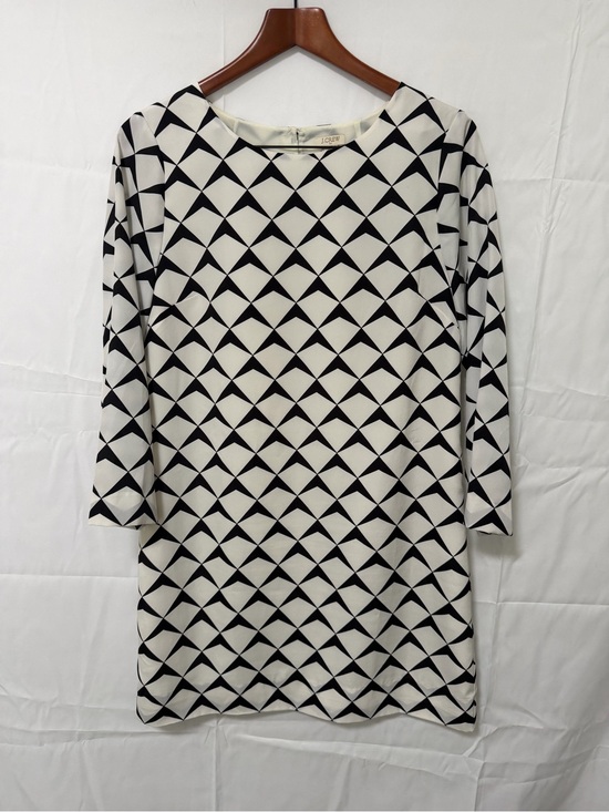 J. Crew Dresses & Skirts - J. Crew Black and White Geometric Dress